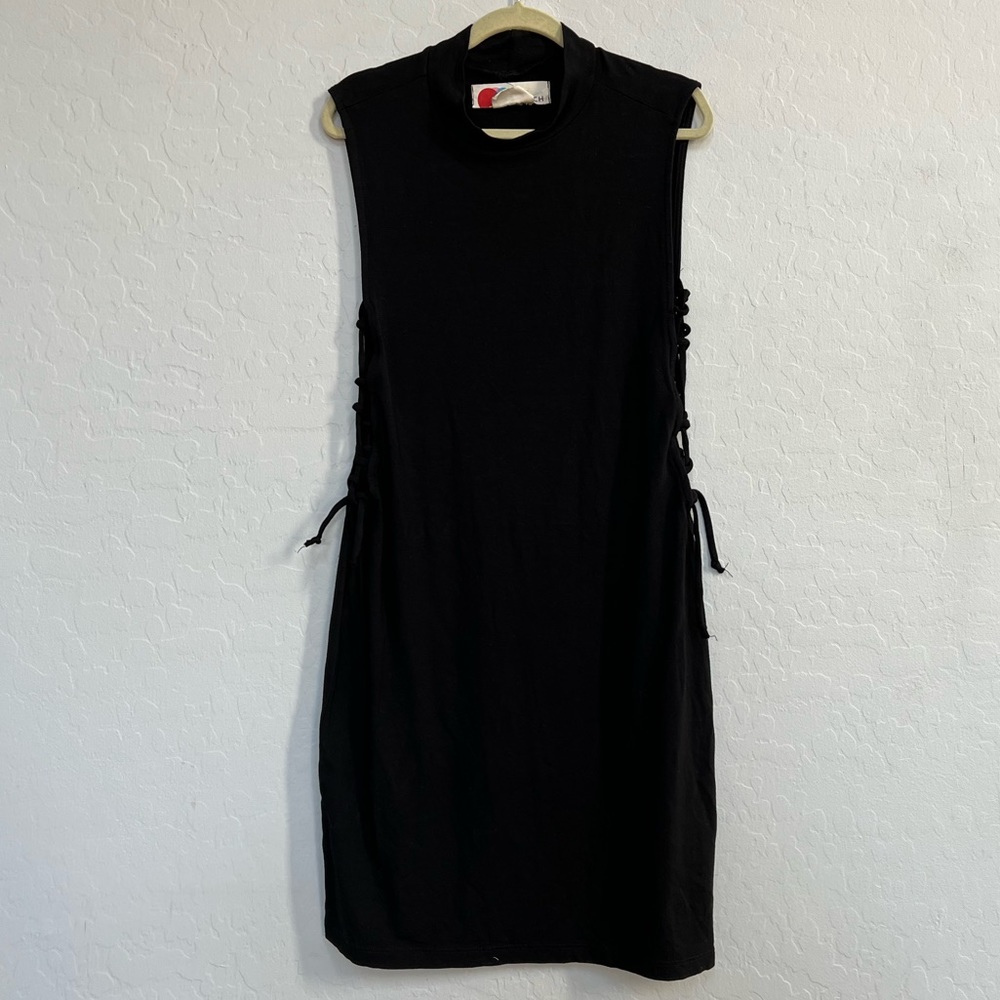 Free People Beach black side lace up dress cover up size small